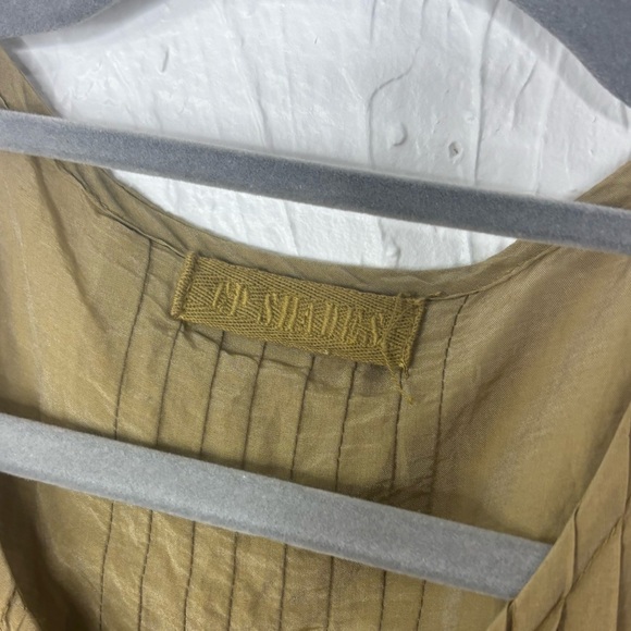 CP Shades Green Button Up Tank Tunic Size XS - Picture 3 of 7